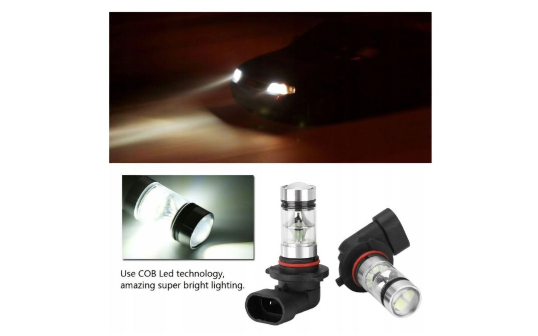 Led h10 zimny błękit