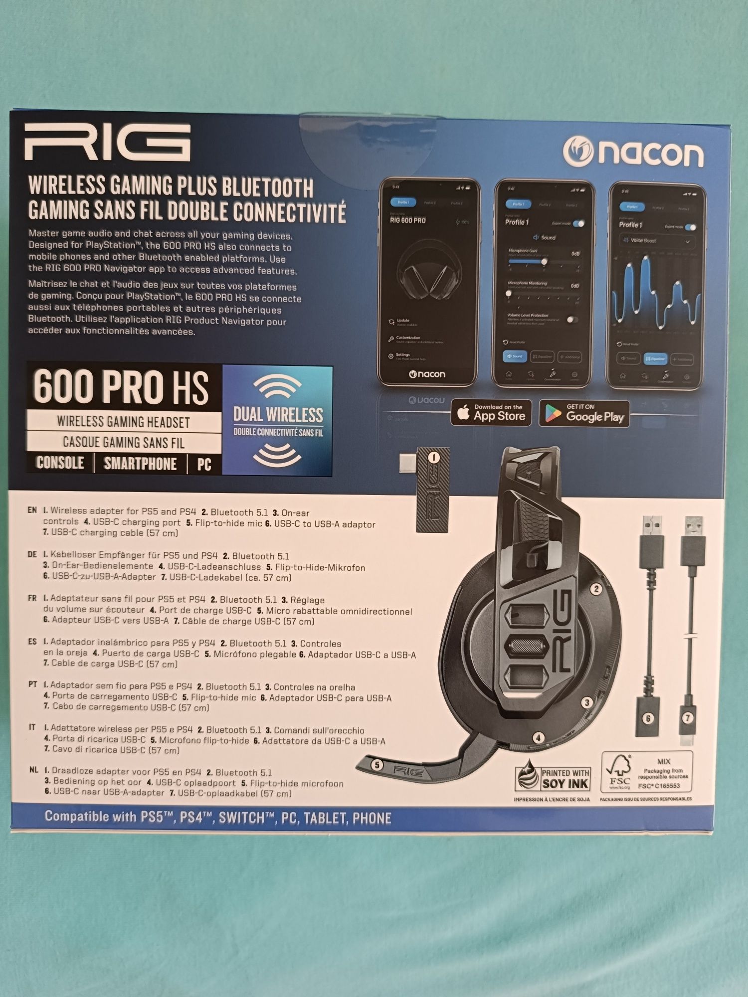 Słuchawki NACON 600 Pro HS