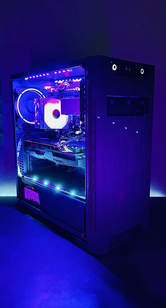 Komputer Do Gier Gamingowy RGB Intel I7 6X4,0Ghz, RX5700 , 16GB DDR4