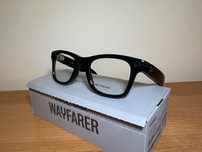 Okulary Ray Ban Meta Wayfarer Shiny Black Clear S53