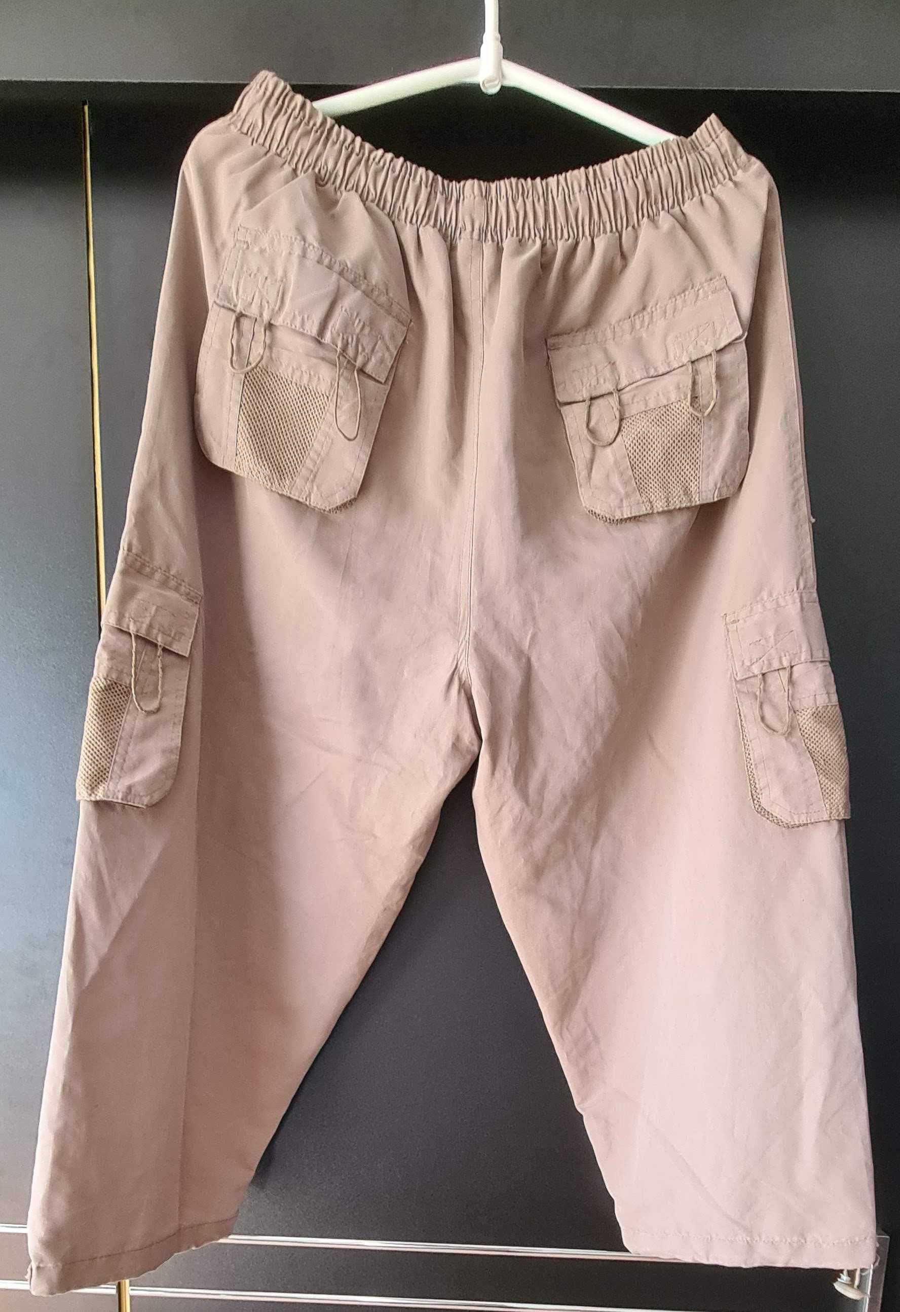 Męskie spodenki rybaczki w kolorze Khaki Capo rozmiar L