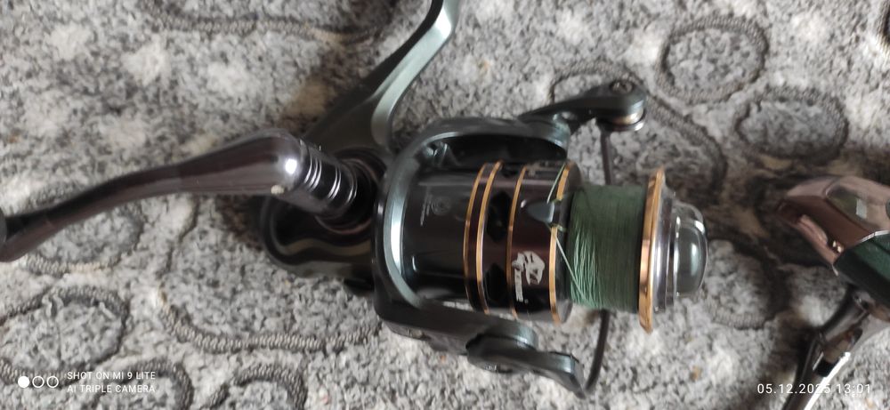 Набір 2 котушки і спінінг гладіатор 3-15 210см