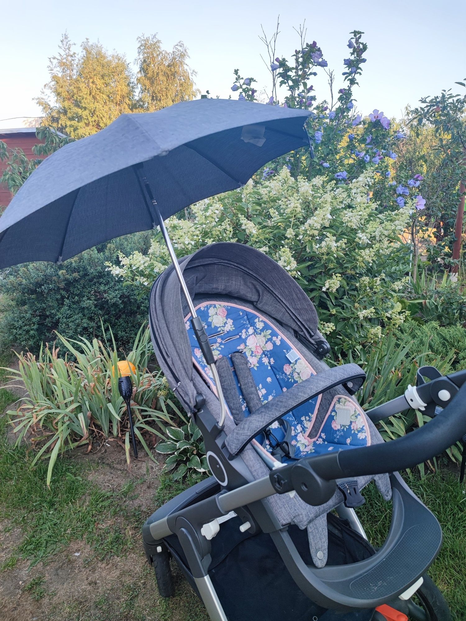 Wózek Stokke trailz spacerówka gondola summer kit torba skip hop duży