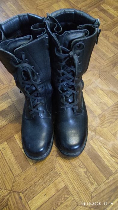 Чоловічі  Сапоги кожані розмір 43-44