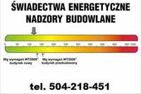 Świadectwa energetyczne / kierownik budowy