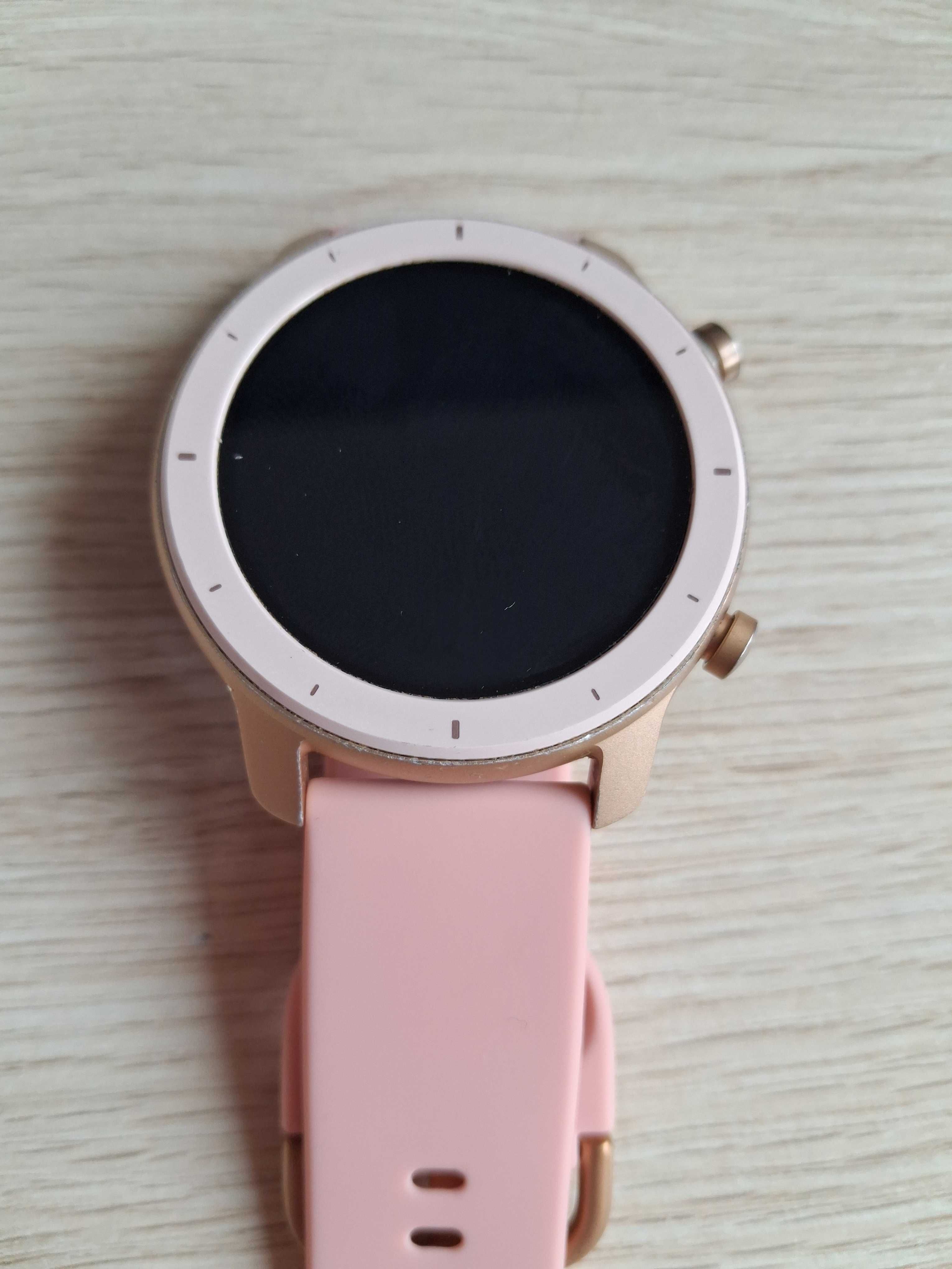 Smartwatch Zegarek Opaska Amazfit GTR A1910 Różowy uszkodzony komplet