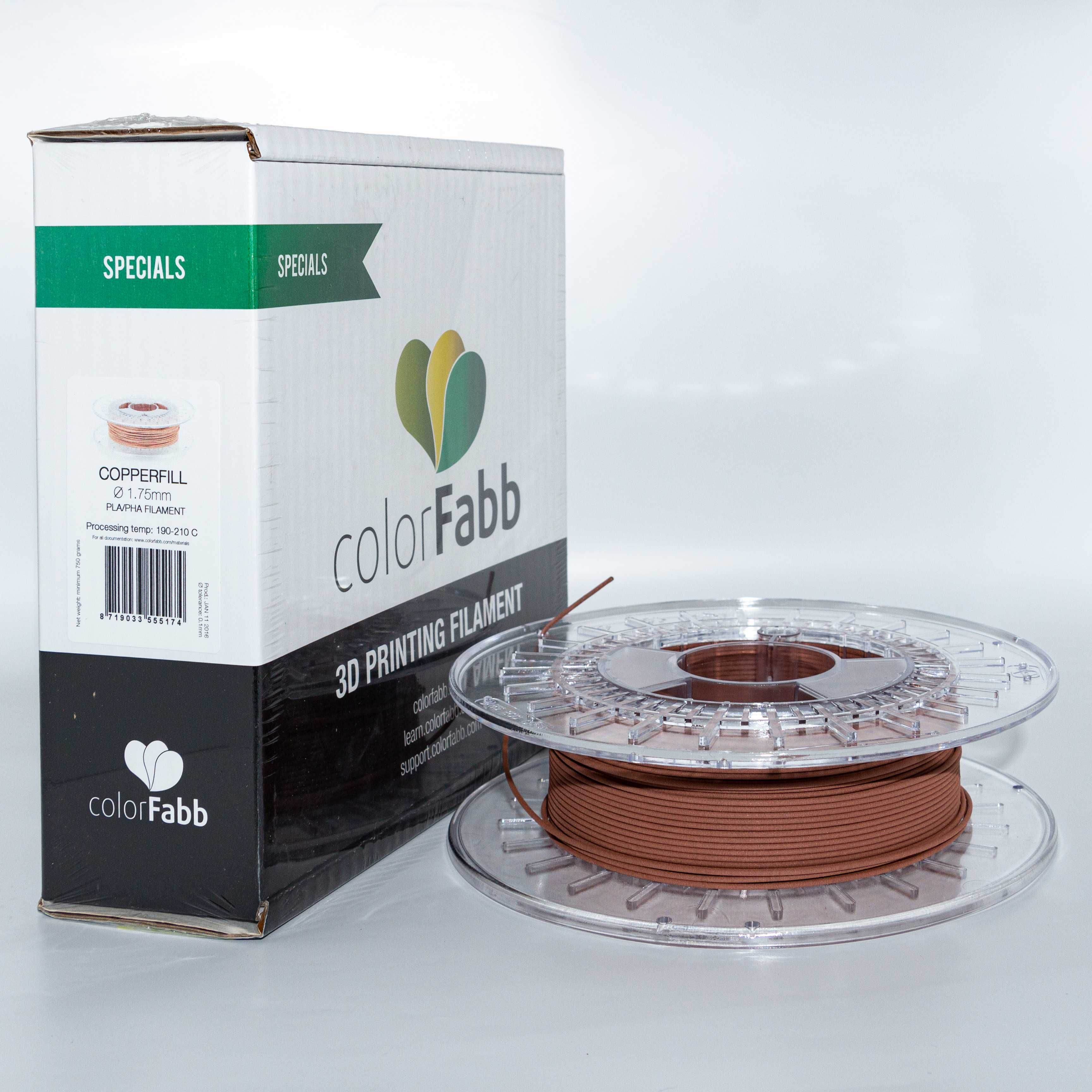 Filamento 3D SPECIAL COPPERFILL 1,75mm /750g