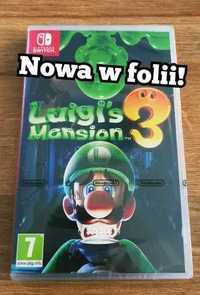 Luigi's Mansion 3 / Luigi / Nowa w folii / Switch **Sklep Bytom