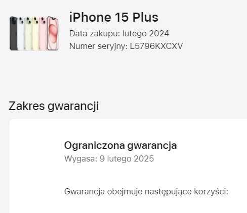 Smartfon Apple Iphone 15 Plus 512Gb czarny