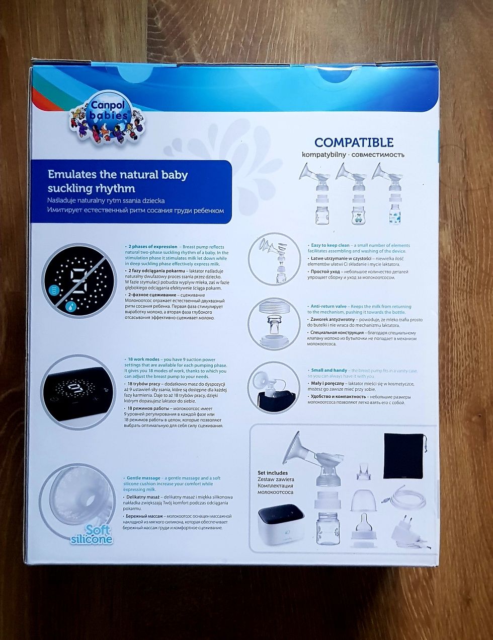 Nowy laktator elektryczny Canpol Babies Easy&Natural