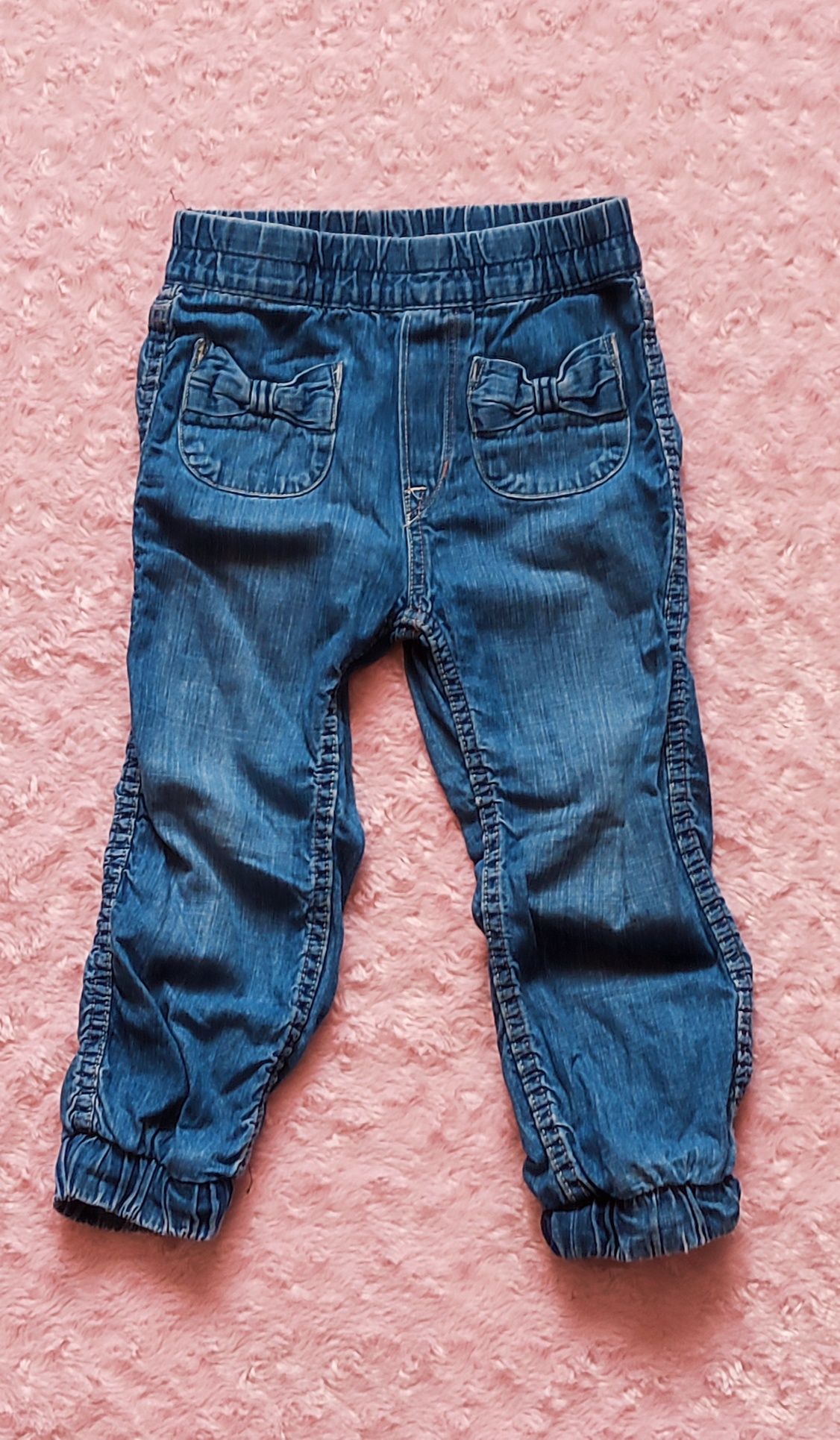 Spodnie jeansowe haremki alladynki r.98