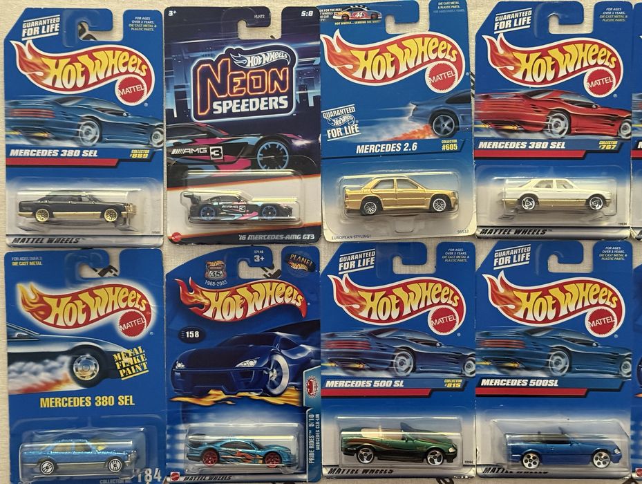 Hot Wheels Matchbox Mersedes 500e, Unimog, 220, amg sl 63, cla
