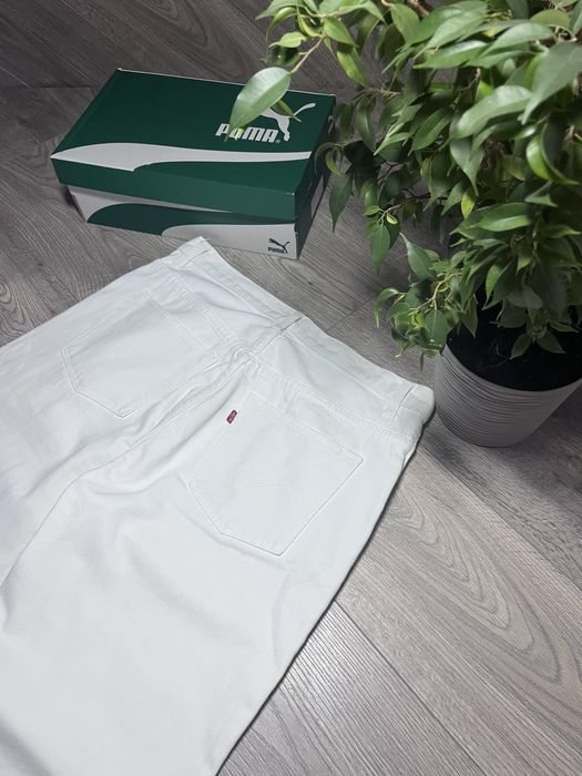 джинси levis 501 білі