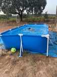 Piscina desmontável 4,5m X 2,2m Intex na garantia