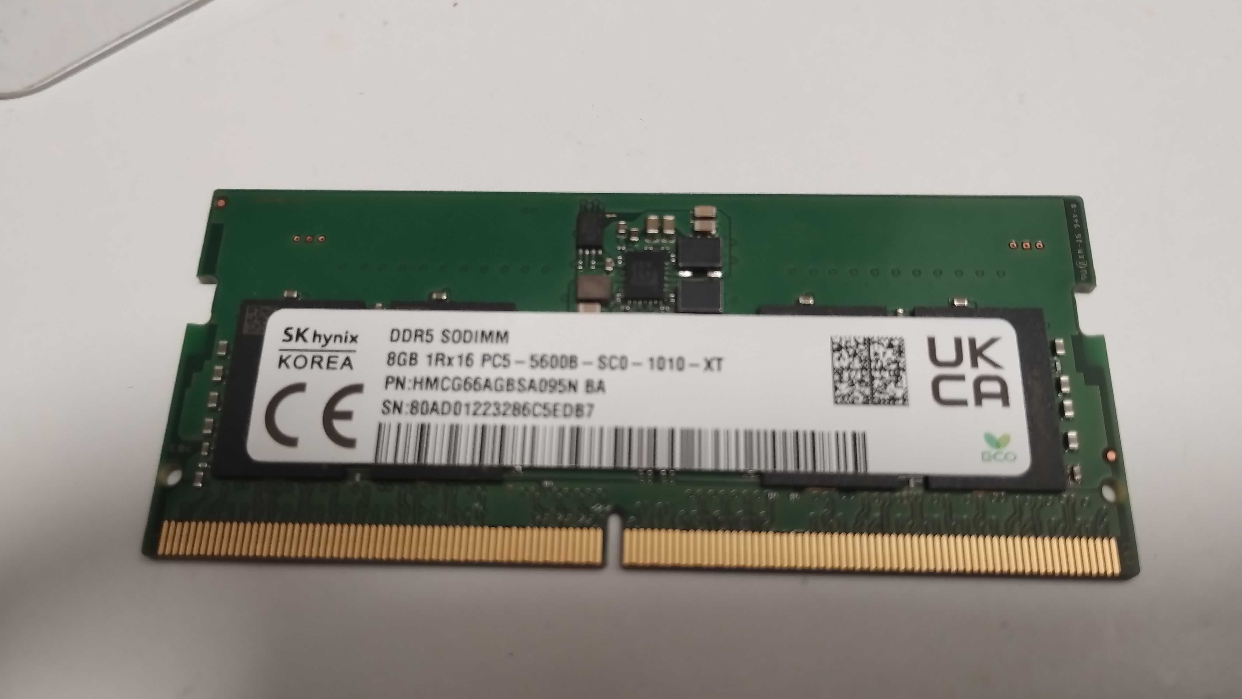 Hynix 16GB (2x8) DDR5 SODIMM 5600MHz ноутбучна оперативна пам'ять