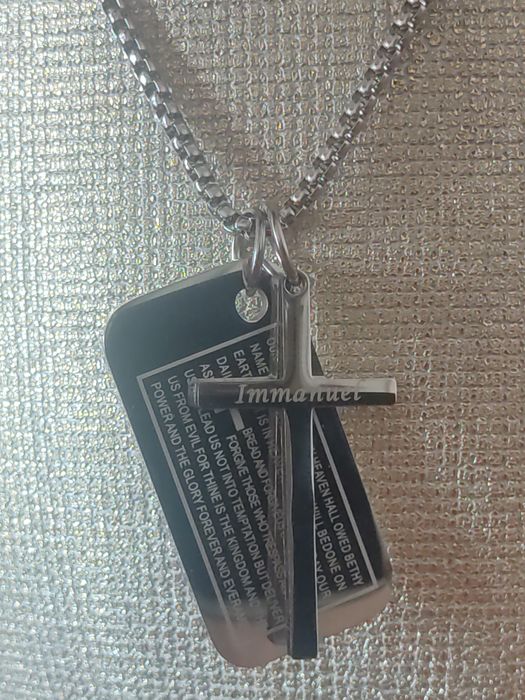 Colar De Oração Com Versículo Bíblico