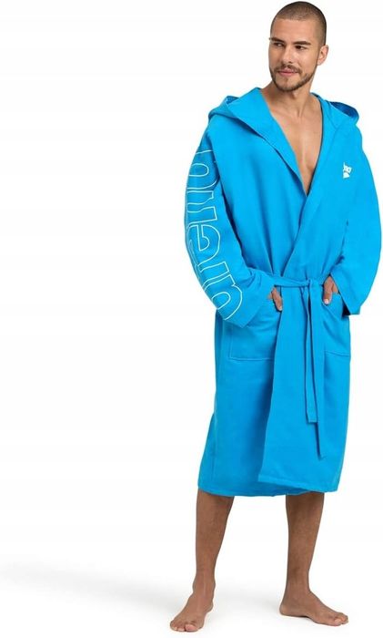 ARENA Szlafrok Uniseks Zeal Plus r. L niebieski