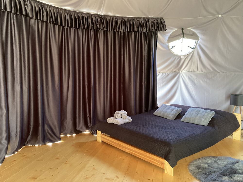 Glamp, kopułowy namiot,8m. Kanadyjska wersja!