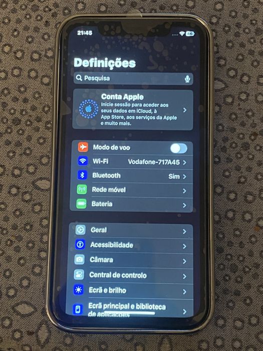 Iphone XR convertido 13 branco