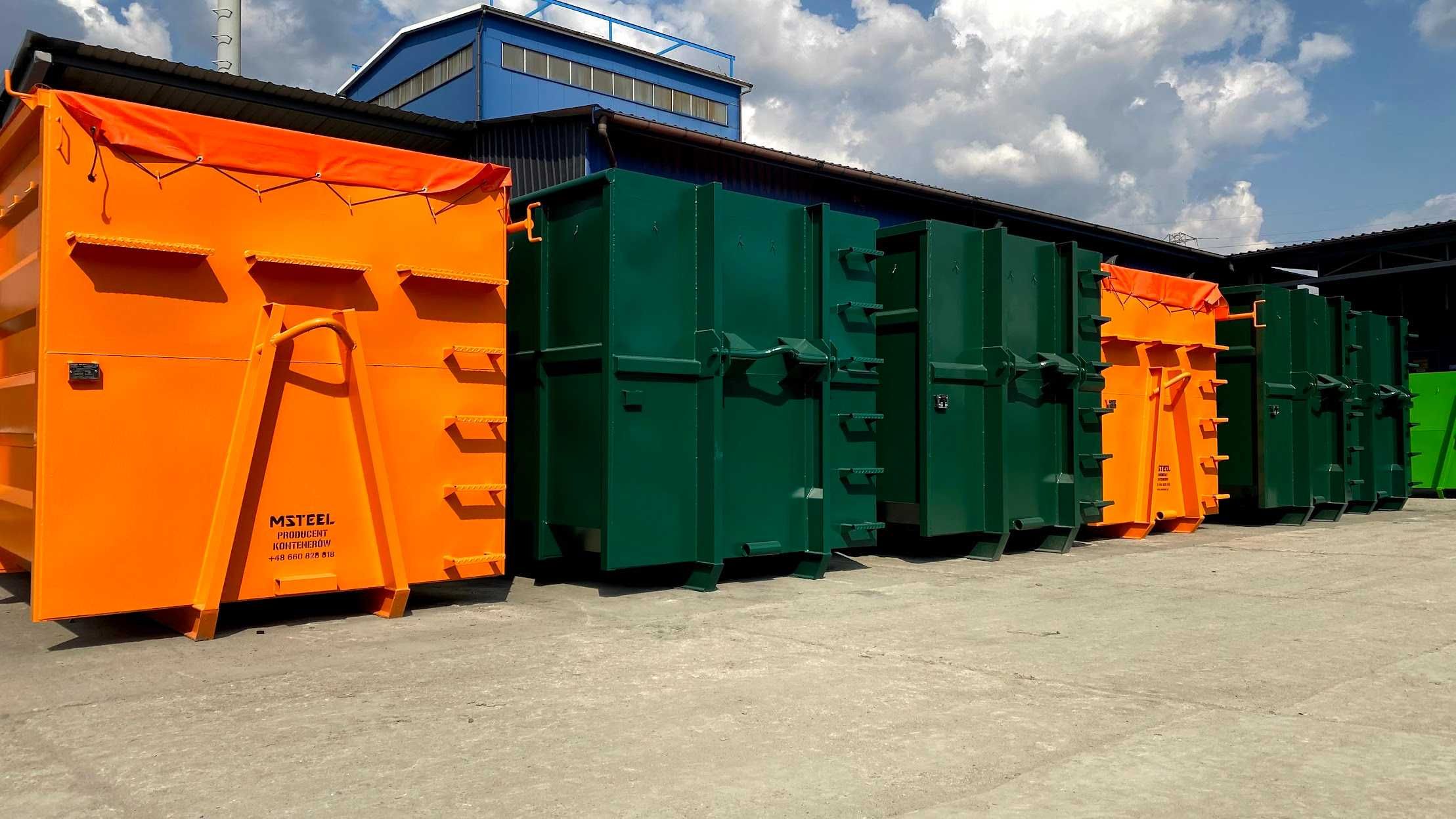 Kontener KP40 7m pojemnik na GRUZ ZŁOM, PLandeka