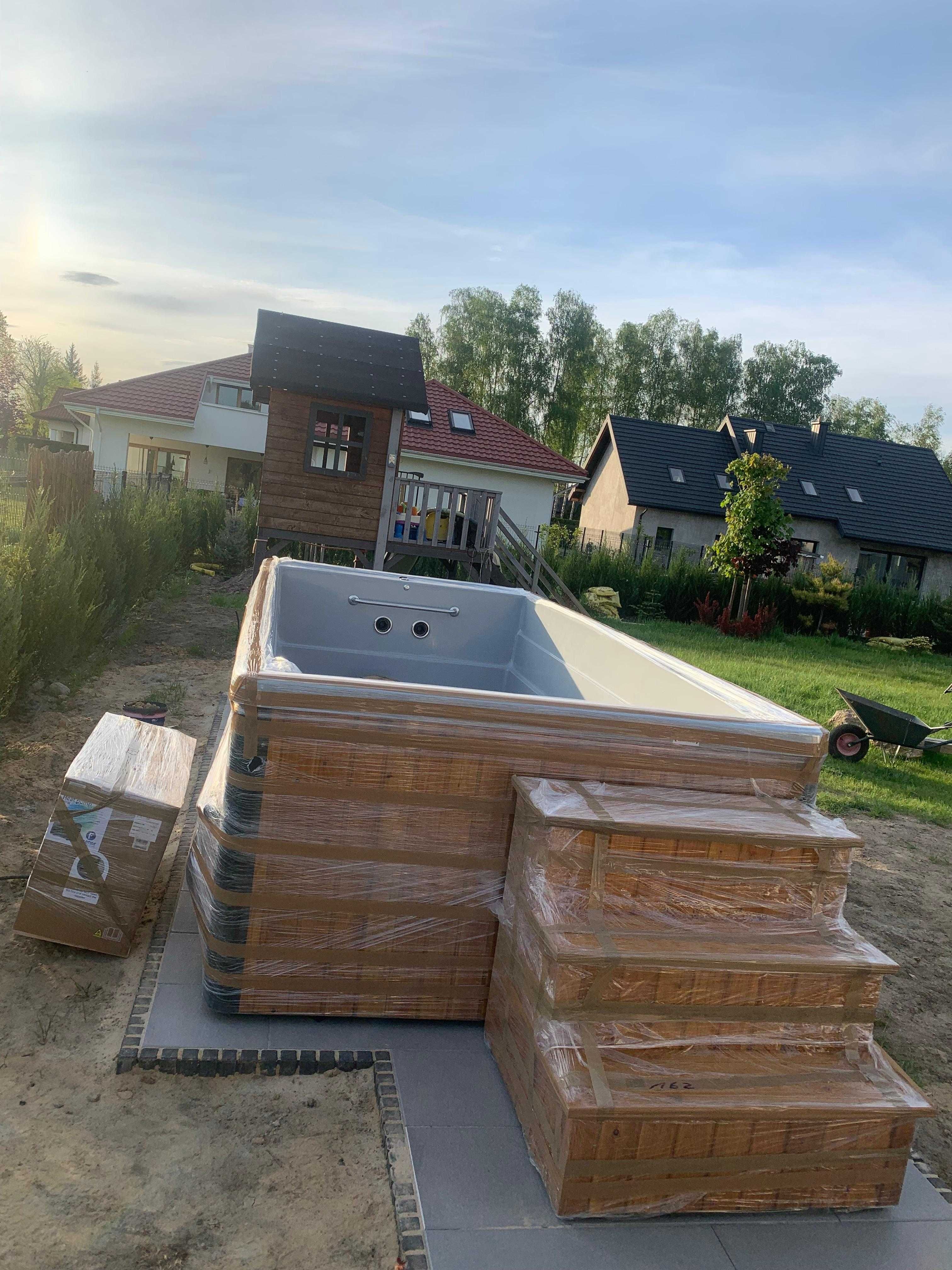 NOWOŚĆ Basen Kleopatra 480 x 225 x 120cm Swim Bania Balia Hot tub