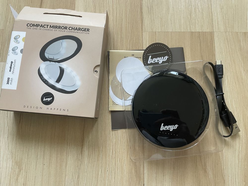 Powerbank z lusterkiem, Beeyo, 3000mAh, nowy