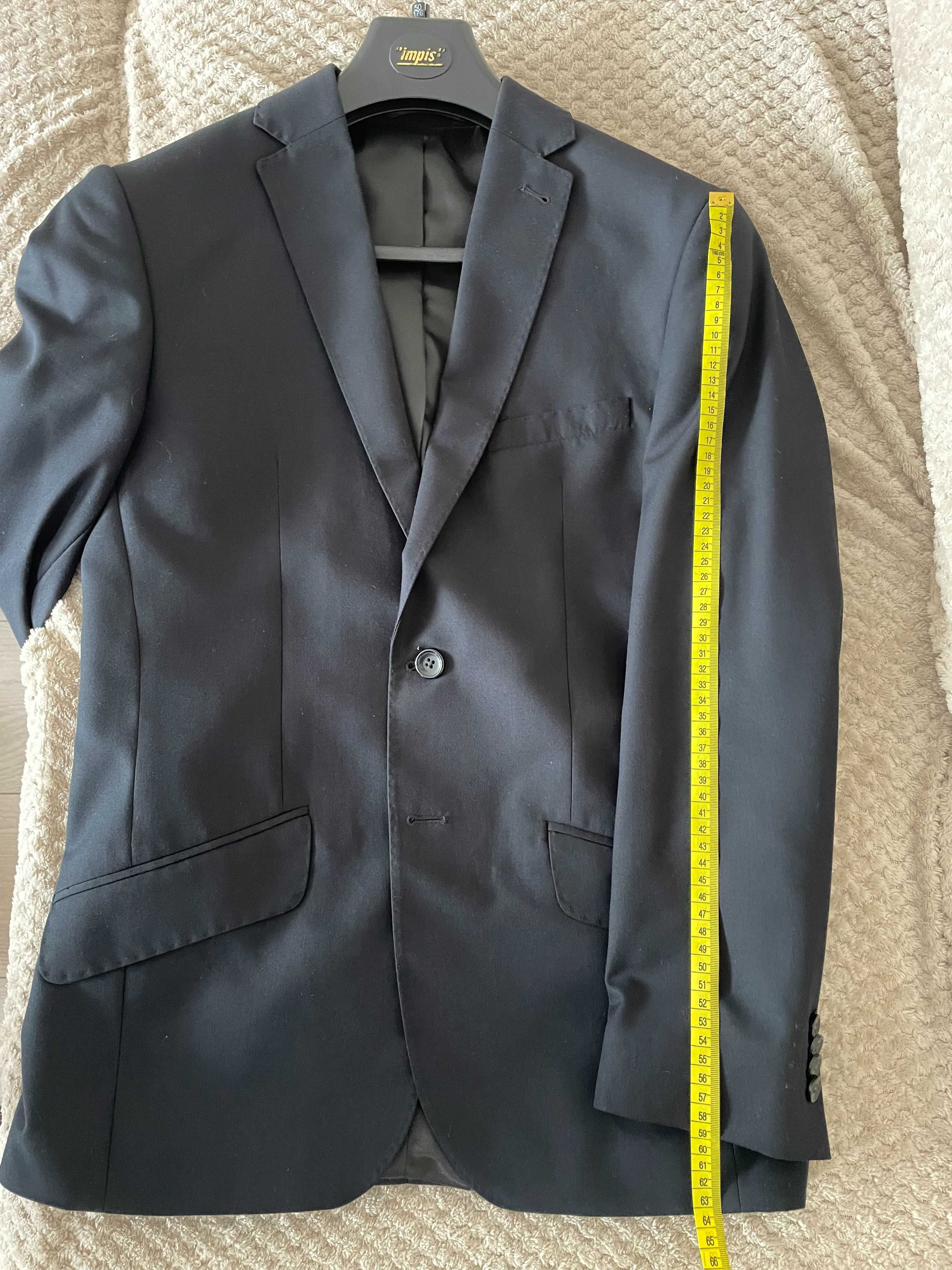 Sprzedam granatowy garnitur PUERE 170 cm