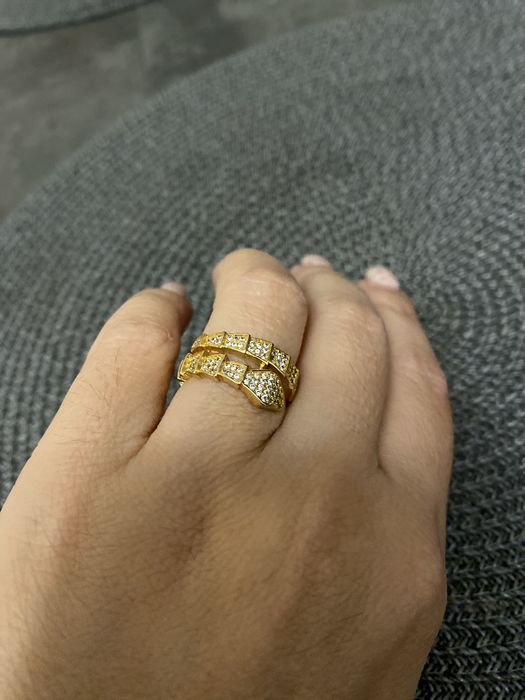 Кольцо змея  бижутерия