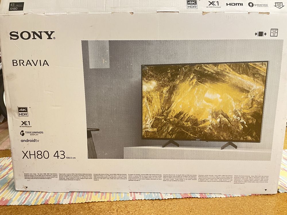 Televisor Sony Bravia XH80 - 43 1 mês de uso