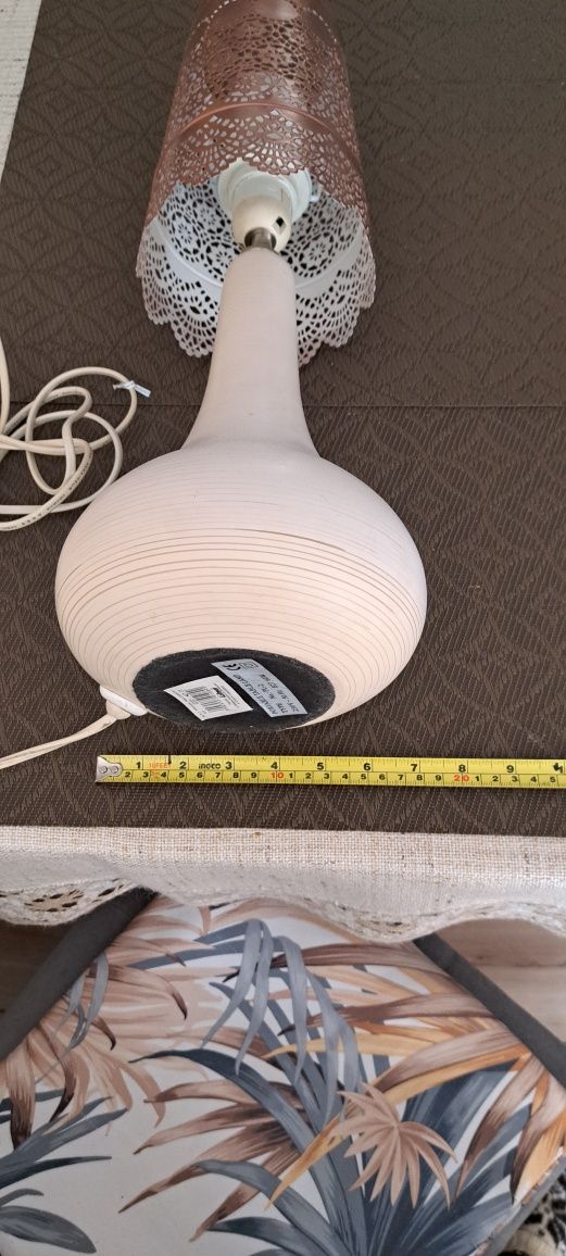 Lampa lampka nocna  lub do pokoju fajans