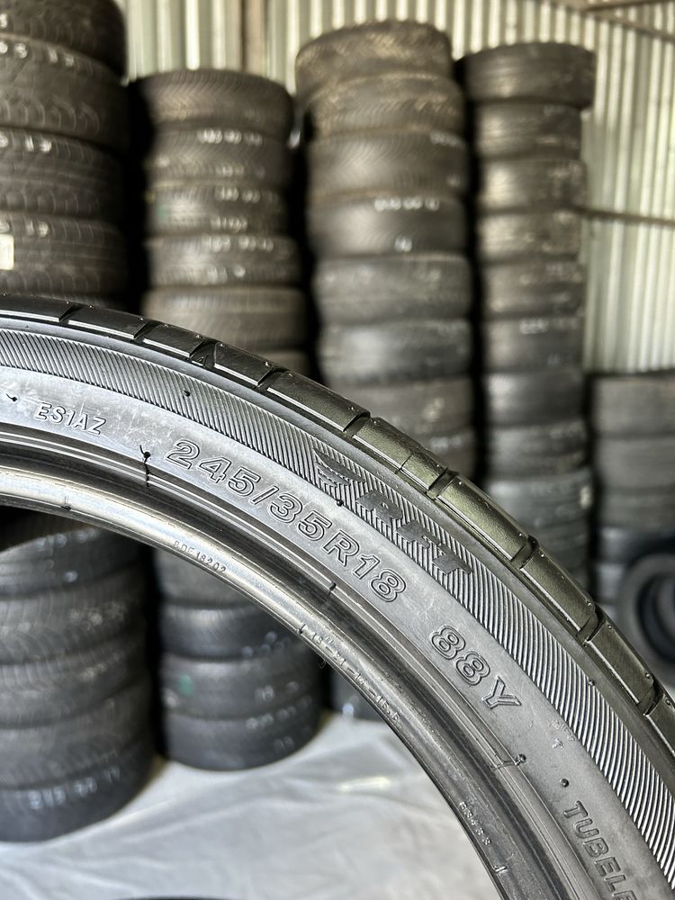 245/35/18 Bridgestone комплект пара шини б/у з Європи резина літо