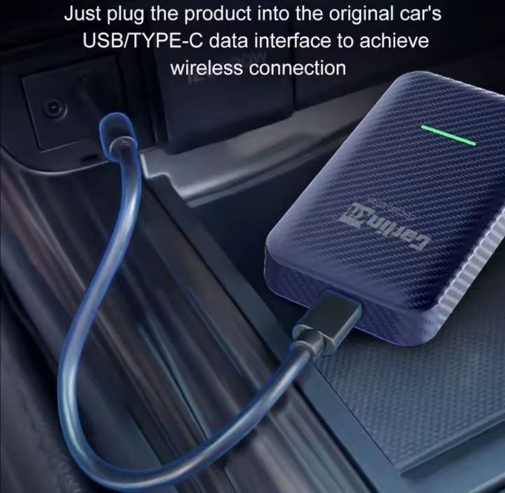 Carlinkit Auto - CarPlay e Android Auto - Novo