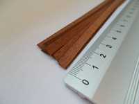 Deseczki deski brązowe balsa mahoń 20 szt 0,5x5 mm cienkie