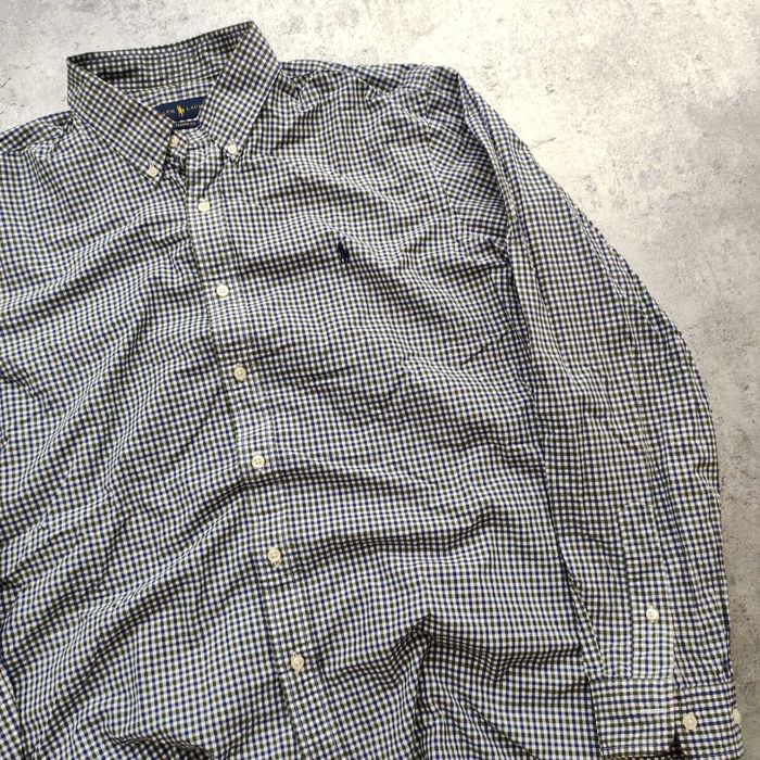 MĘSKA Elegancka PREMIUM Koszula Konik Polo Ralph Lauren Haft Kratka