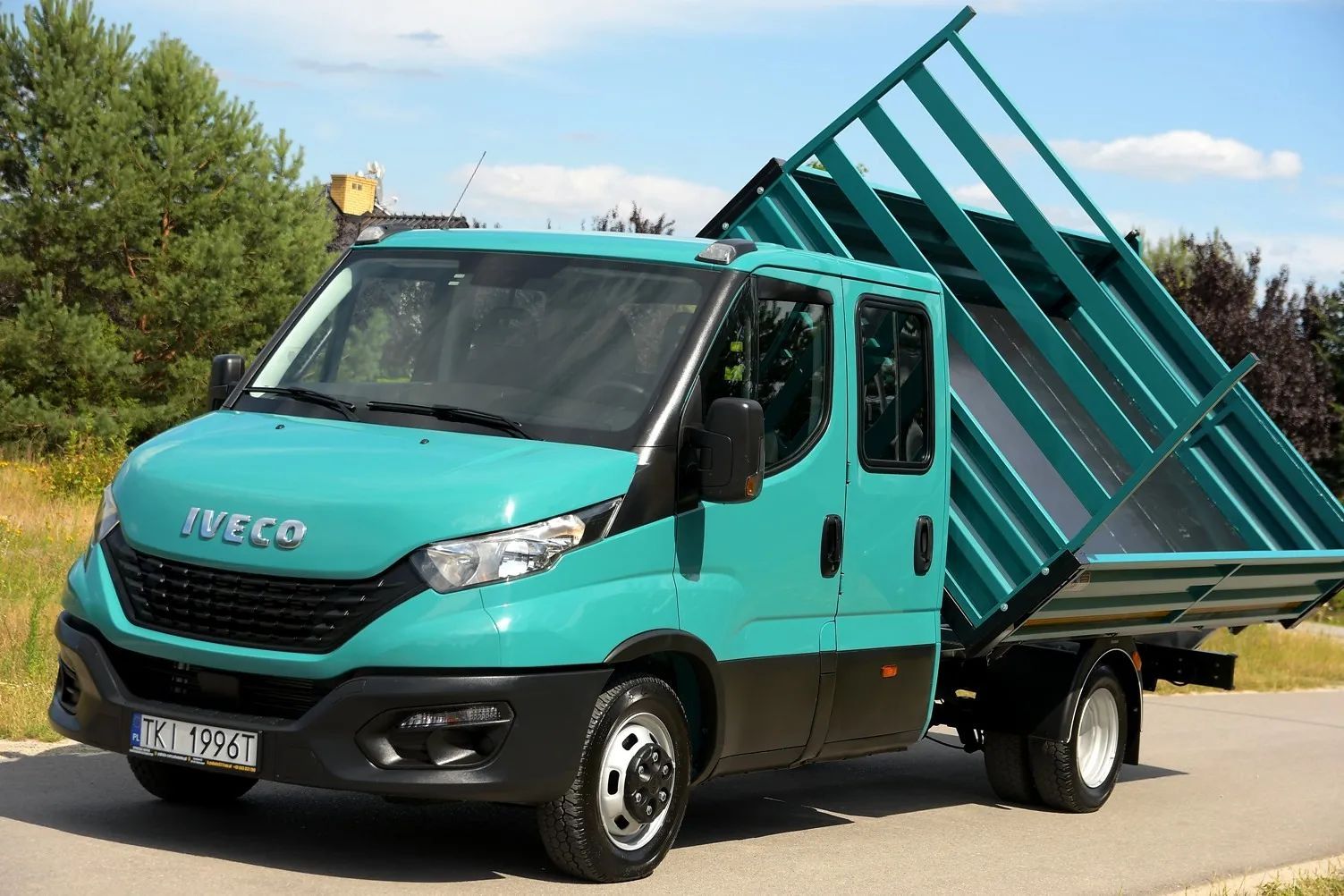 Iveco DAILY 35-180  *WYWROTKA 3-stronna * DOKA * BRYGADOWE * BOGATE! * 7 osób * SUPER STAN!