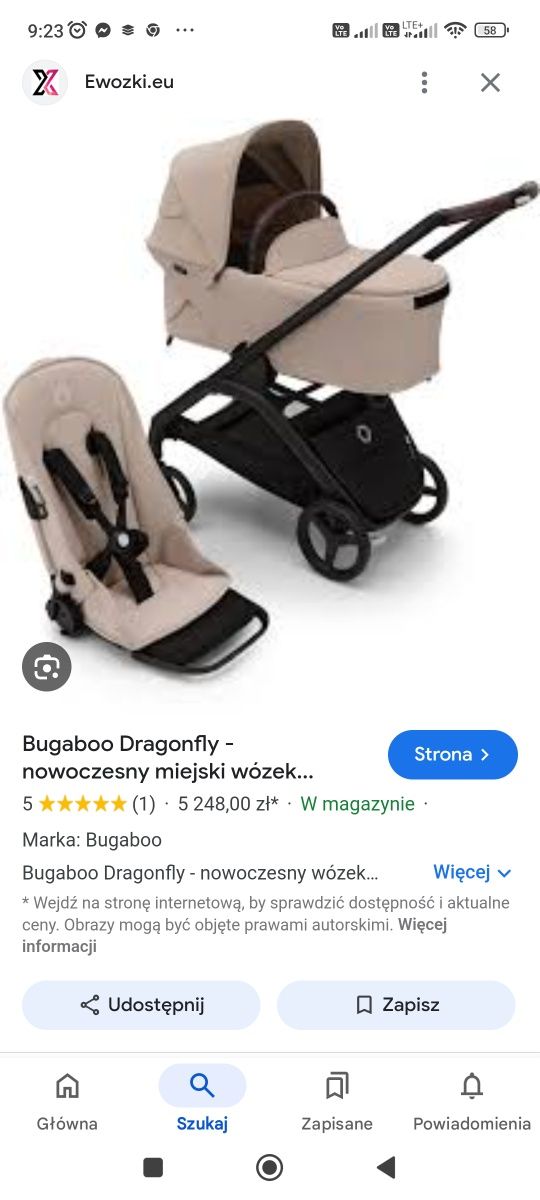 Wozek dla dziecka Bugaboo 3 w 1