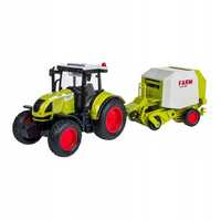 Traktor z maszyną rolniczą   52cm-zabawka