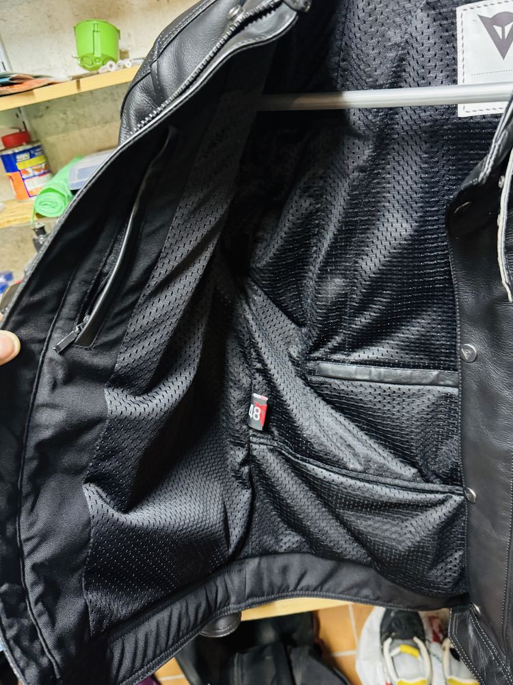 Casaco dainese atlas couro pteto n.48