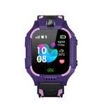 Wodoodporny Smartwatch Dziecięcy z GPS i SOS Fioletowy
