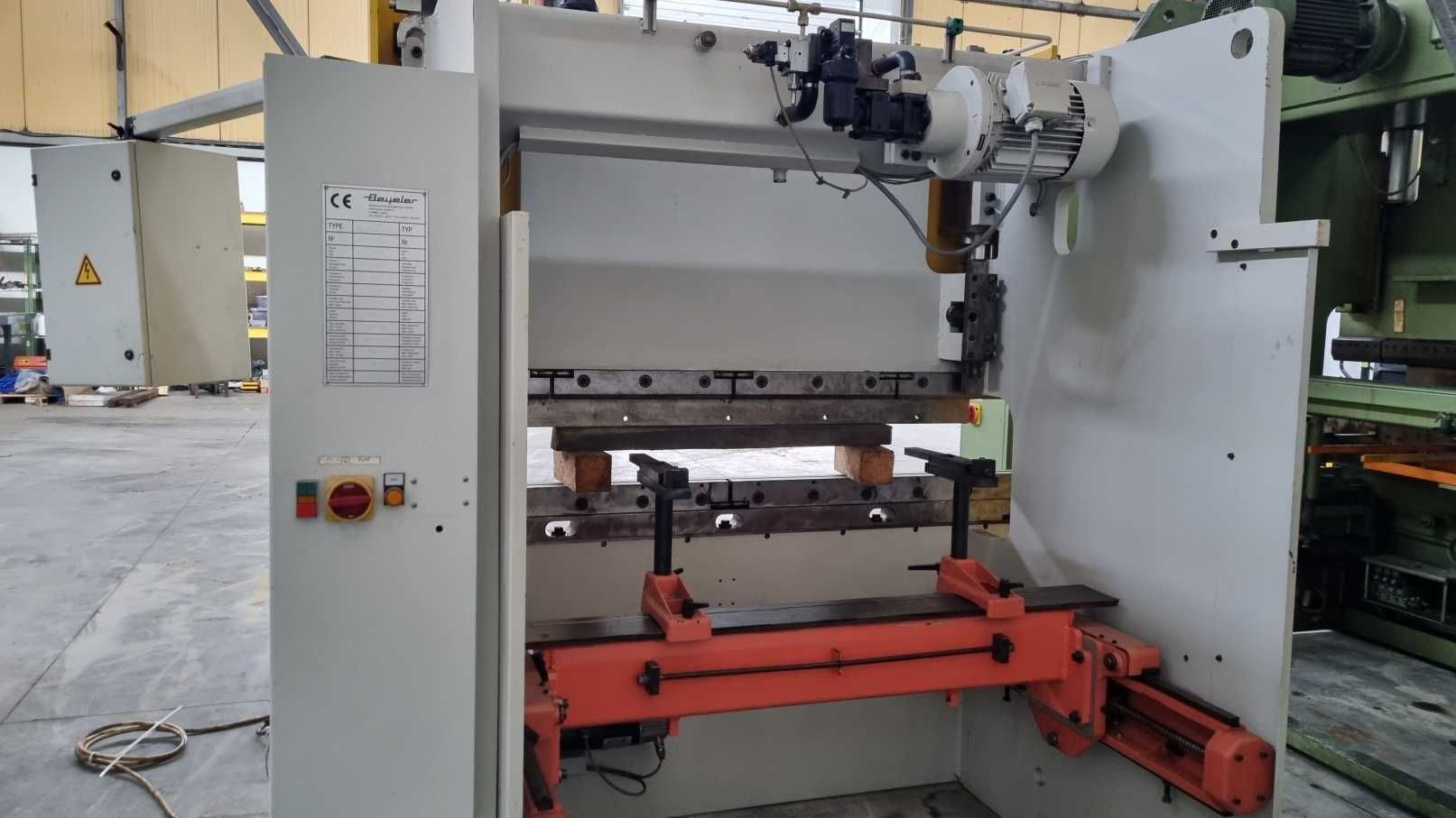 Prasa krawędziowa Beyeler 60T 2050mm CNC CYBELEC Euro IV