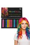Цветные мелки для окрашивания волос, набор 12 штук, Hair Chalk