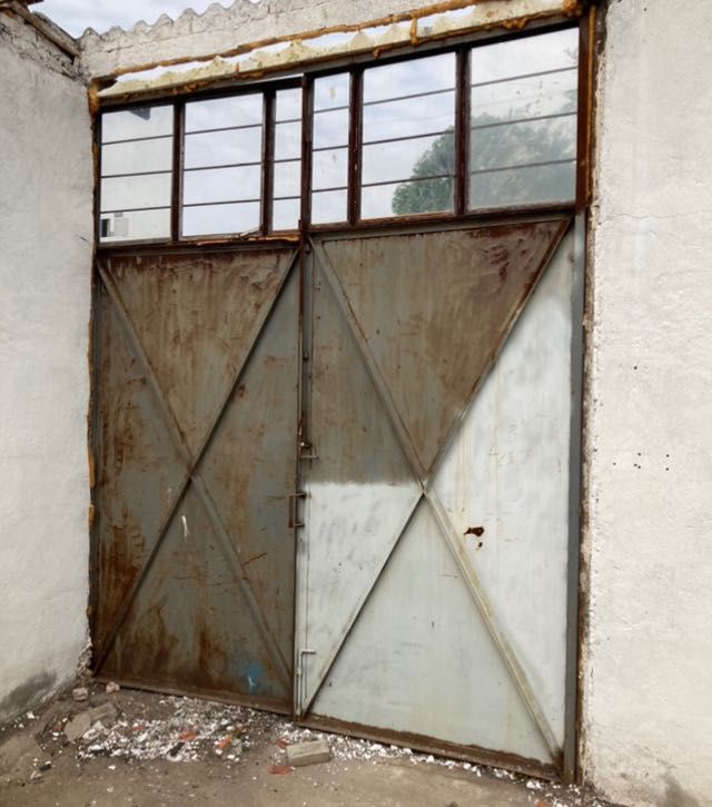 Drzwi stalowe garaż warsztat używane solidne