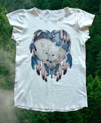 Koszulka dla alergików z bawełny eko. 9 - 13 lat. Handmade. PROMOCJA