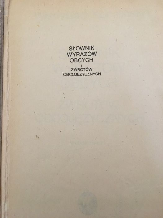 W.Kopaliński - Słownik wyrazów obcych i zwrotów obcojęzycznych