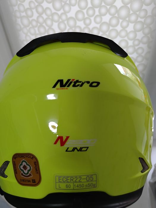 Мотошолом Nitro N2300 (SA-36SV) – розмір L, флуоресцентний