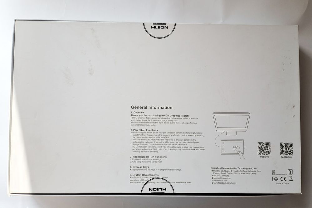 Графічний планшет Huion NEW 1060 Plus