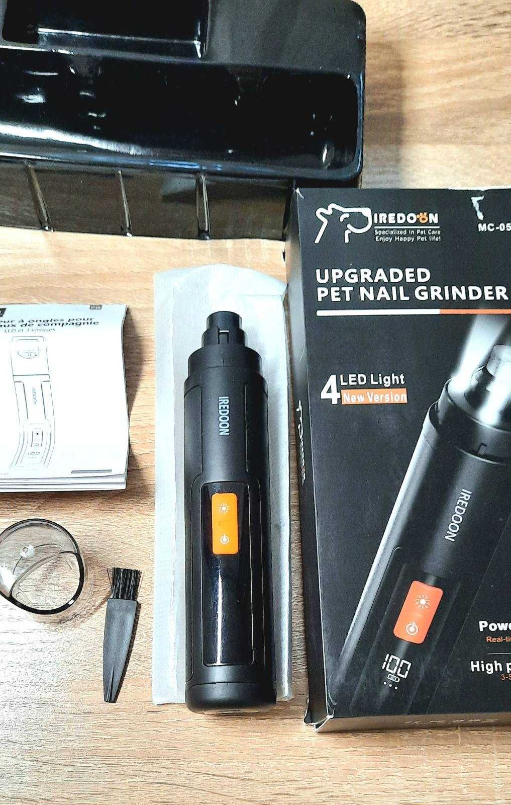 Електро гріндер-точилка IREDOON Pet Dog Nail Grinder для кігтів собак