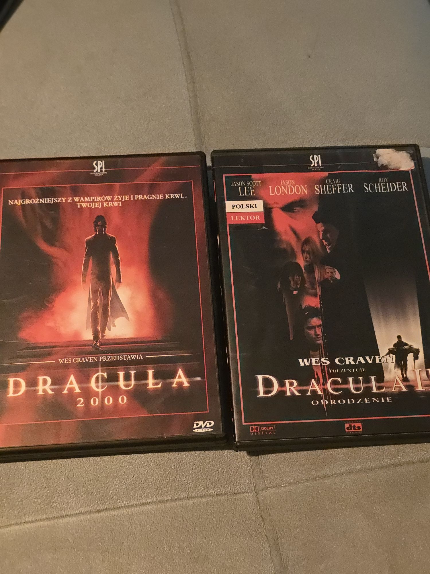 2x DVD Dracula 2000 + Dracula 2 Horror Wes Craven klasyka gatunku
