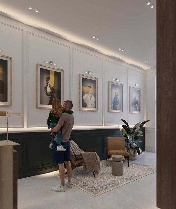 2-кімнатна квартира 64 м² з балконом і кухнею 20 м²