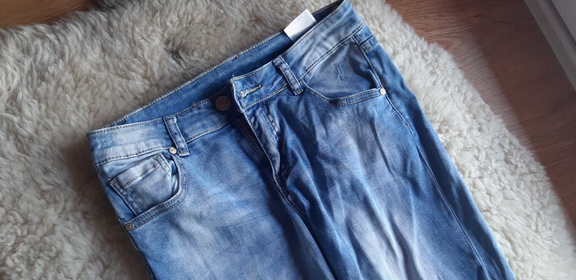 Spodnie jeans r. M/38